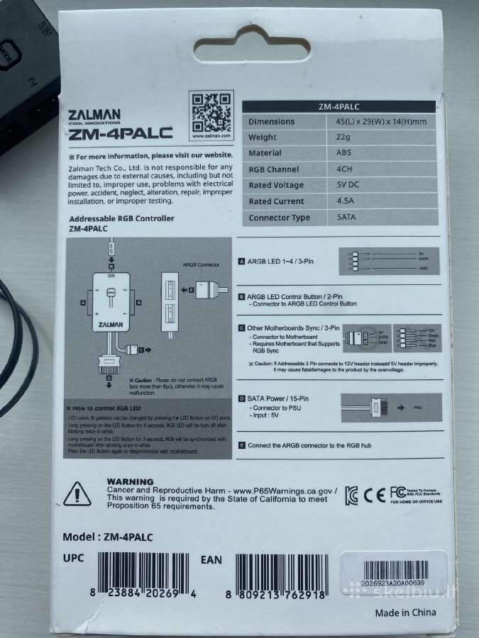 Alman argb hub controller - nuotraukos Nr. 2