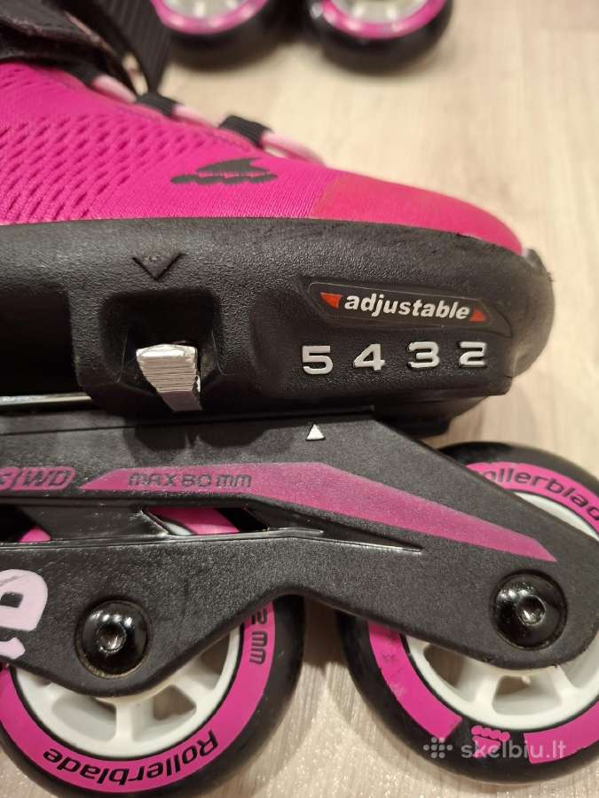 Vaikiški riedučiai Rollerblade Microblade su šalmu - nuotraukos Nr. 3