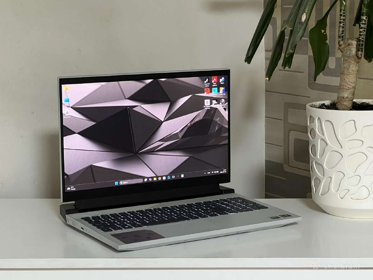 Parduodamas Dell G15 su Rtx 3070ti, Ryzen 7, 1tb.