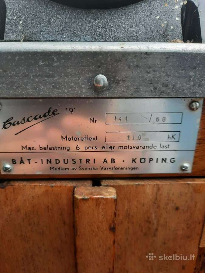 Parduodu du katerius iš švedijos Cascade 19 B 20 - nuotraukos Nr. 7