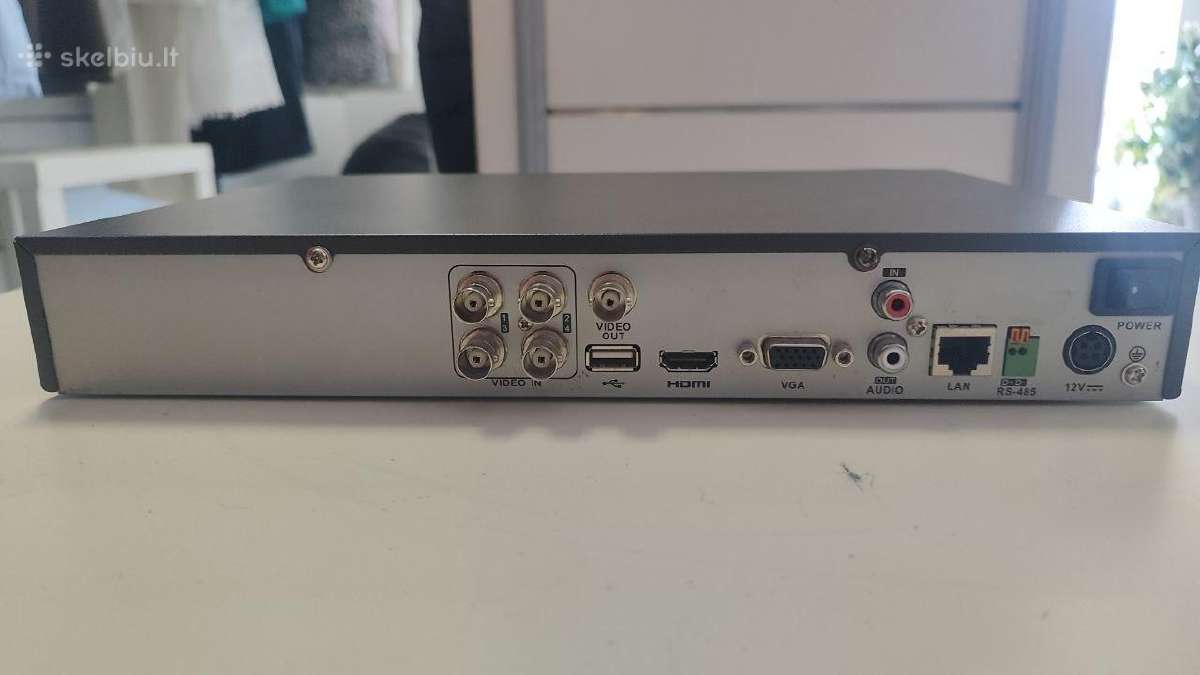 Hikvision DS-7204hwi-sh Nvr 500 HDD - nuotraukos Nr. 2