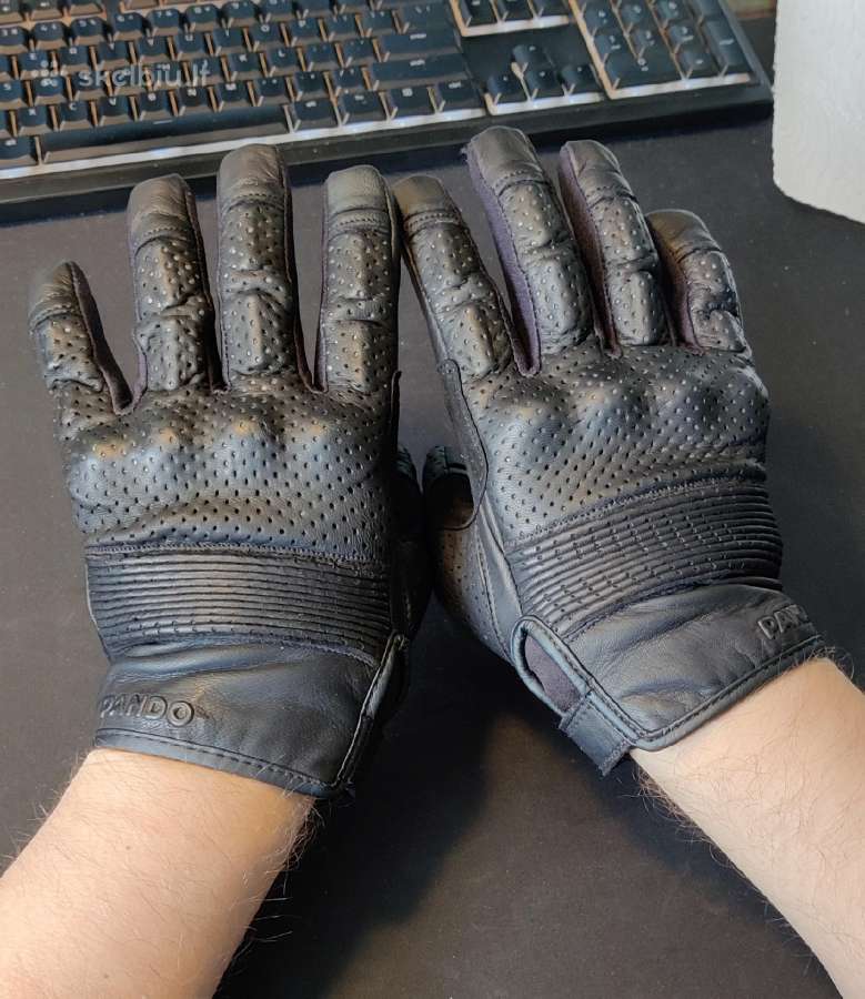 Pirštinės Pando Moto Onyx Black 02