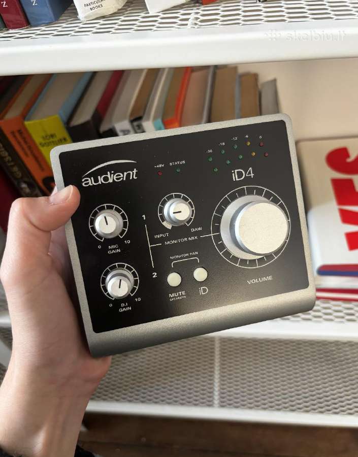 Audient id4 garso korta