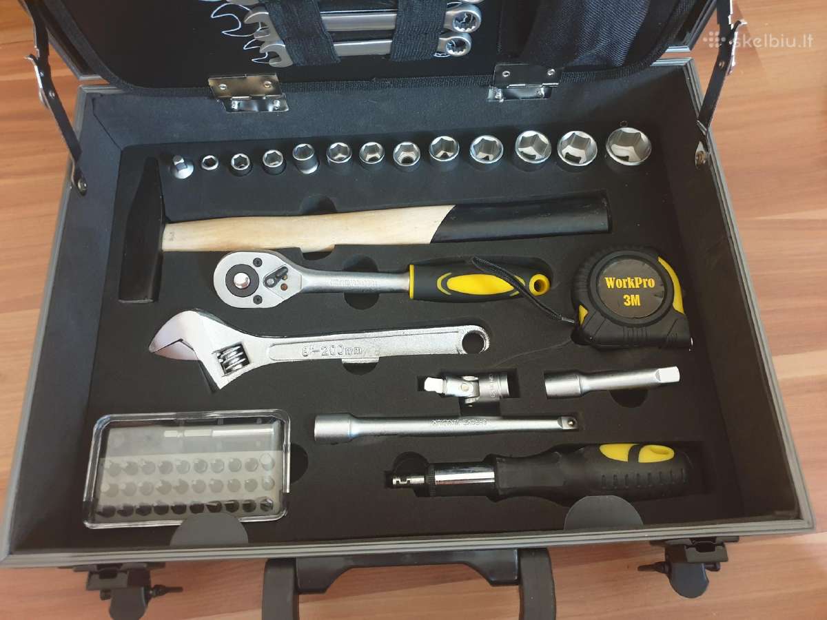 Darbo įrankių rinkinys Workpro - nuotraukos Nr. 8
