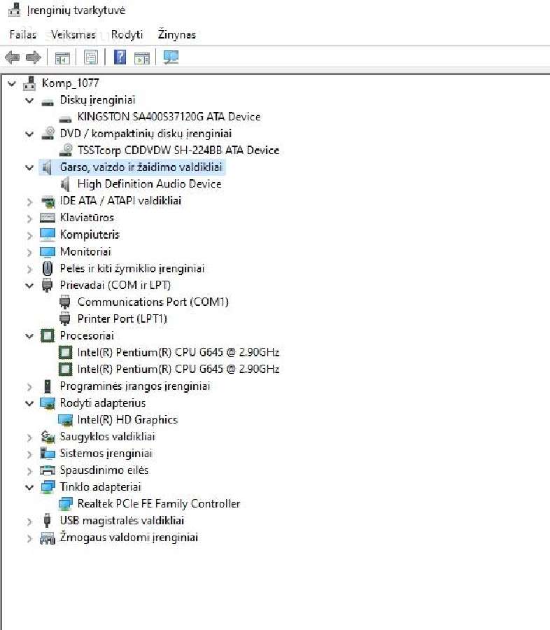 Pc (h61m-p20 / i-g645 / 4gb / -HDD / dovana/siunt) - nuotraukos Nr. 5