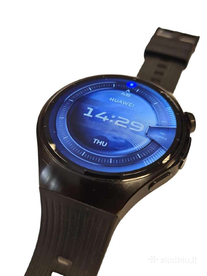 Huawei Watch 5 Black (46mm) (esim) + 6 mėn. garant - nuotraukos Nr. 5