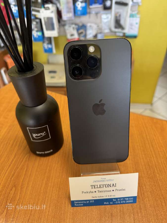 iPhone 14promax 128gb Black Su Garantija