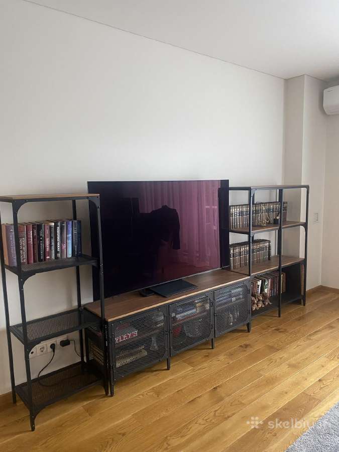 Ikea Kolekcijos TV Staliukas Su Lentynomis