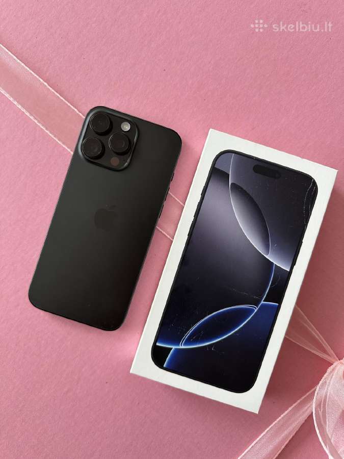 iPhone 16 Pro Max 256gb Black Titanium