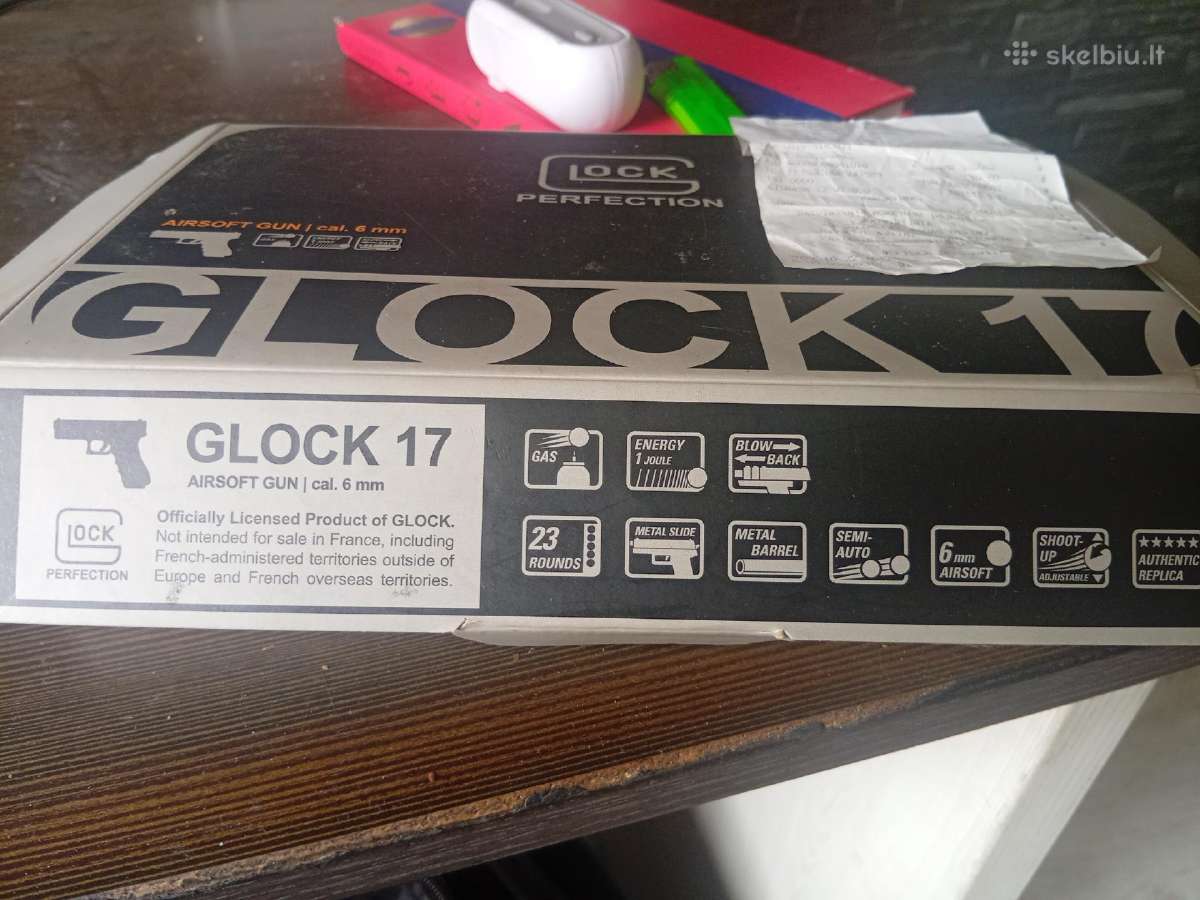 Glock 17 Gbb Airsoft pistoletas (6 mm)