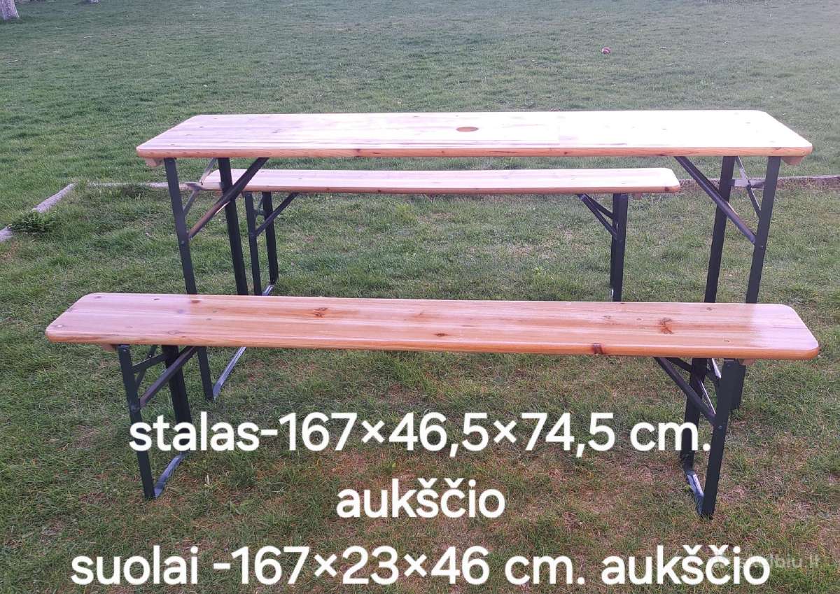 Medžio baldai terasai,balkonui ir jiems pasėdukai - nuotraukos Nr. 6