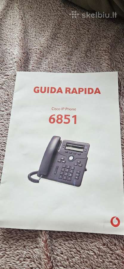 Parduodamas naujas cisco 6851 Ip phone Telefonas - nuotraukos Nr. 2
