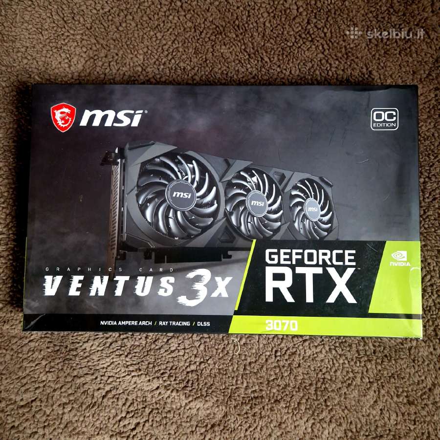 Msi Geforce Rtx 3070 Ventus 3x Oc Edition