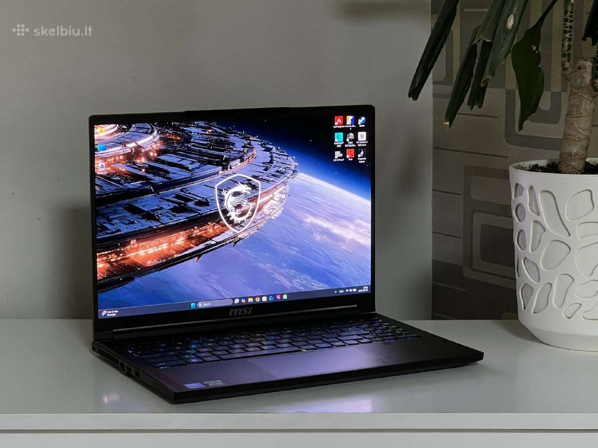 Parduodamas Msi Stealth su Rtx 5070, Ultra 9, Oled