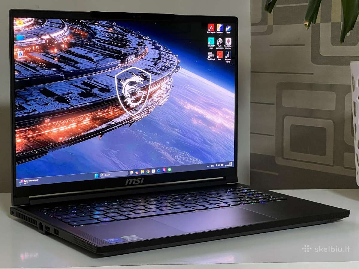 Parduodamas Msi Stealth su Rtx 5070, Ultra 9, Oled - nuotraukos Nr. 2