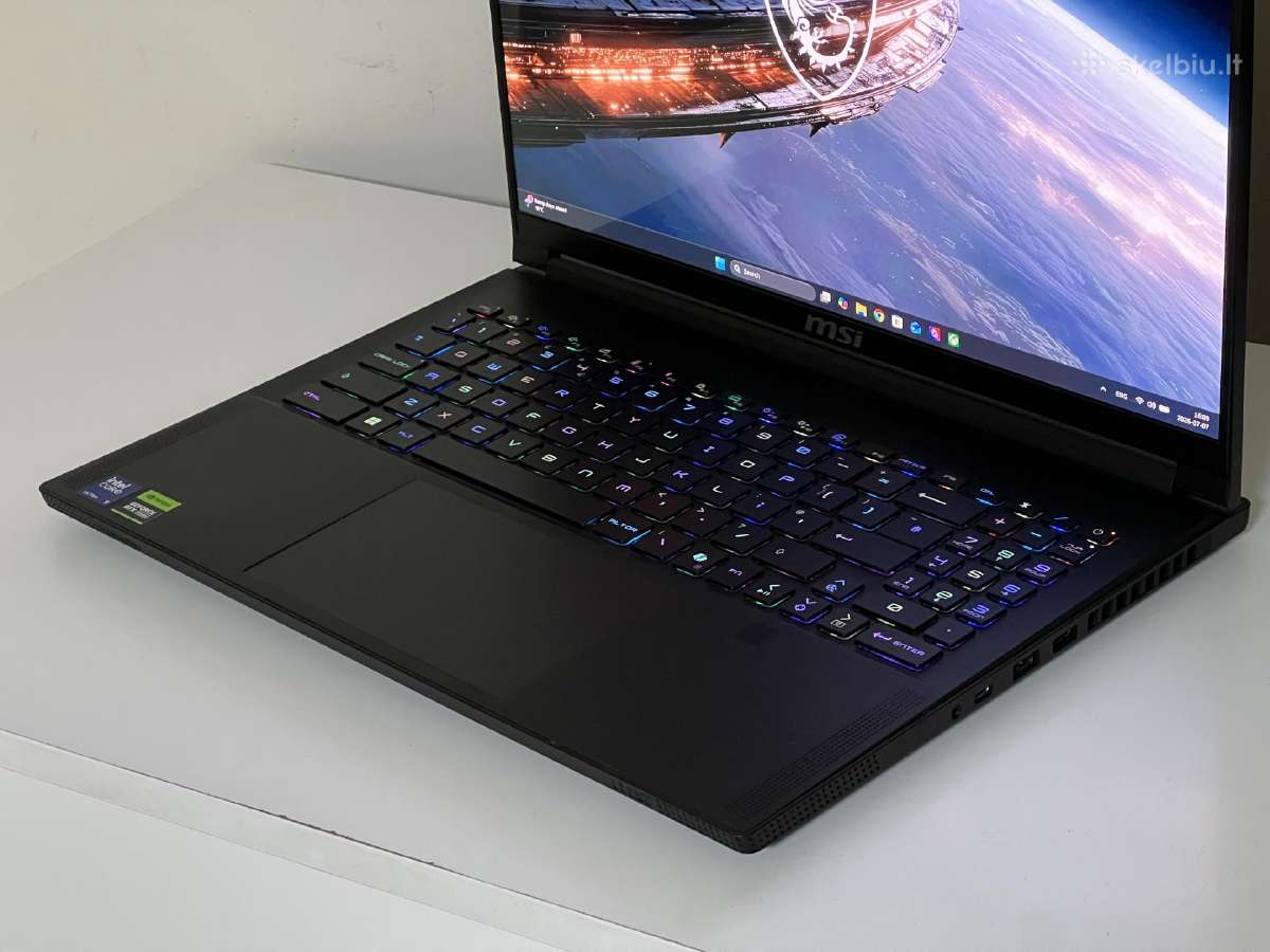 Parduodamas Msi Stealth su Rtx 5070, Ultra 9, Oled - nuotraukos Nr. 4