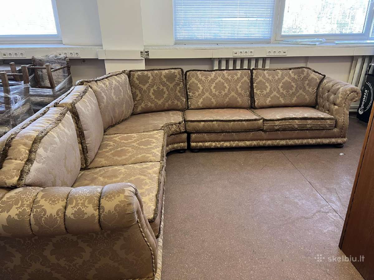 Sofa, kėdės, staliukai, sekcija, stalas, tumbelė - nuotraukos Nr. 2