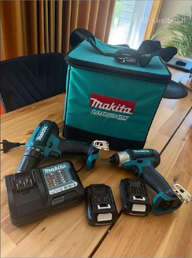 Makita rinkinys Df333d, Td110d + 2 baterijos