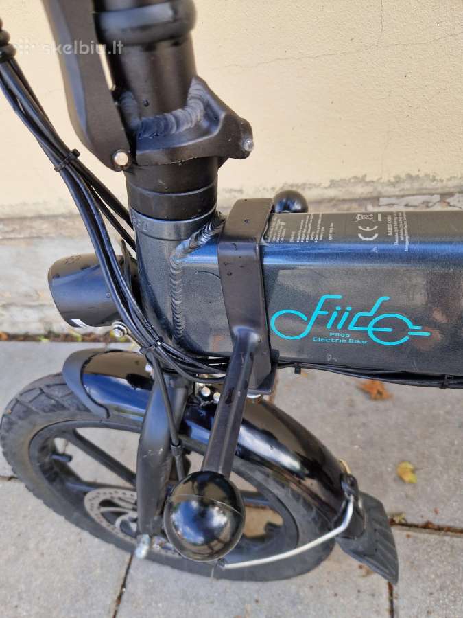 Elektrinis dviratis Fiido D2 su papildoma sėdyne - nuotraukos Nr. 9