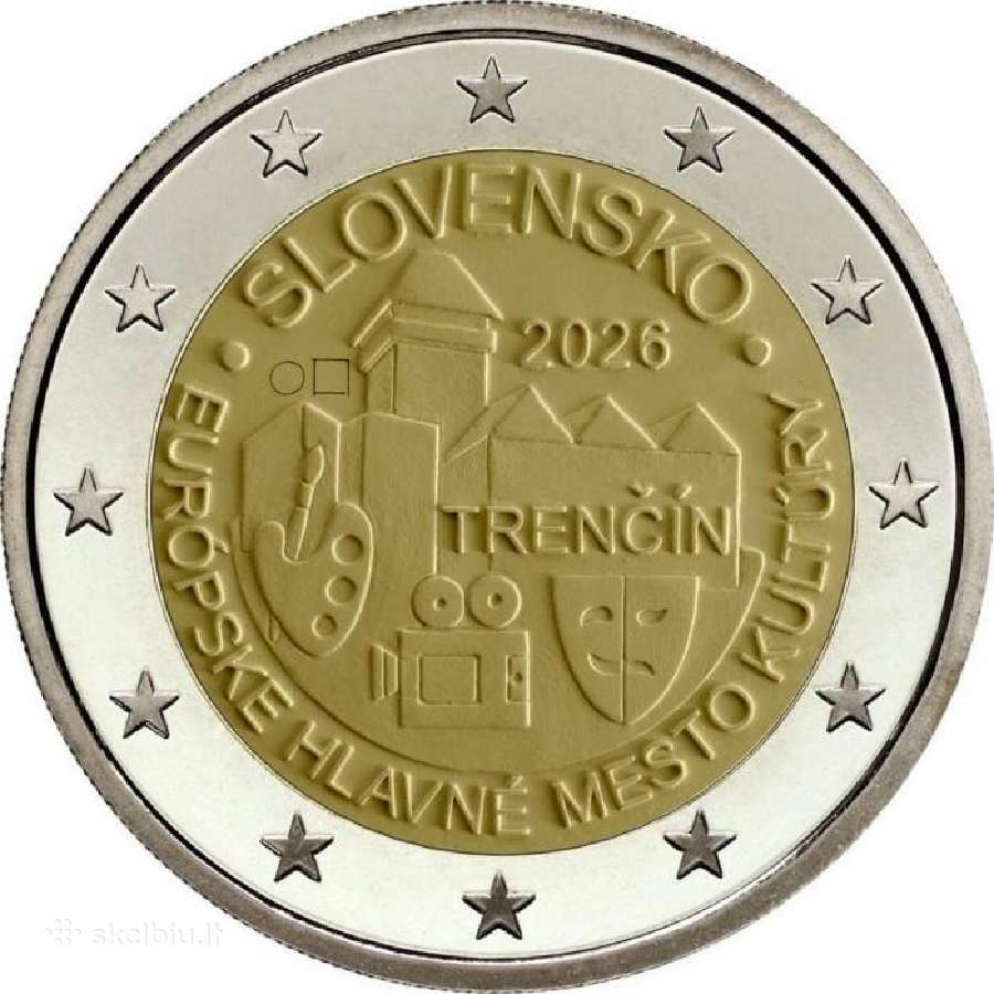 Slovakijos proginės 2€ monetos (Unc) Atnaujintas - nuotraukos Nr. 5