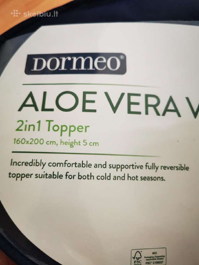 Dormeo Aloe Vera antčiužinis 160x200 cm - nuotraukos Nr. 3