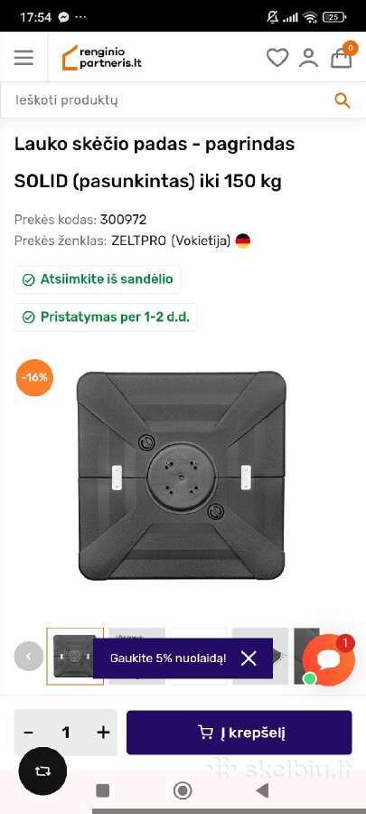 Lauko skėčio padas