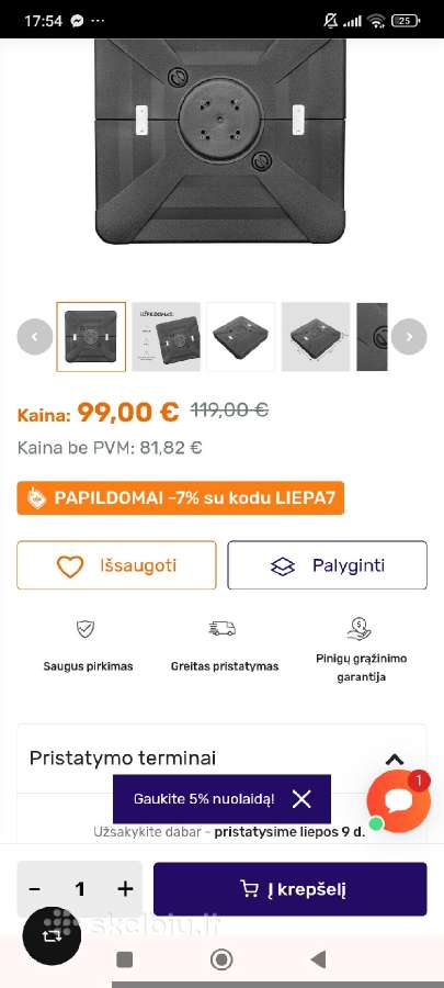 Lauko skėčio padas - nuotraukos Nr. 2