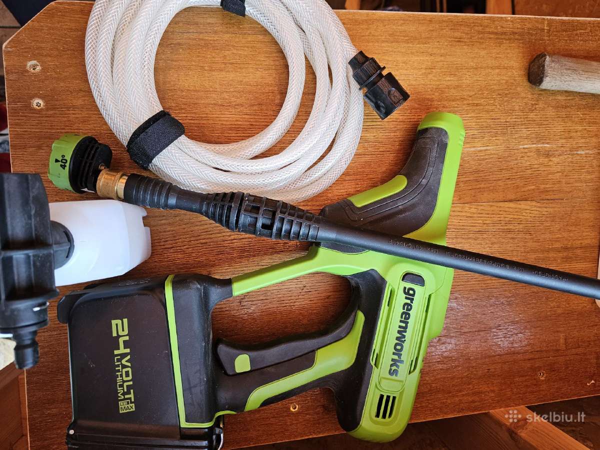 Greenworks 24v Akumuliatorinė plovykla