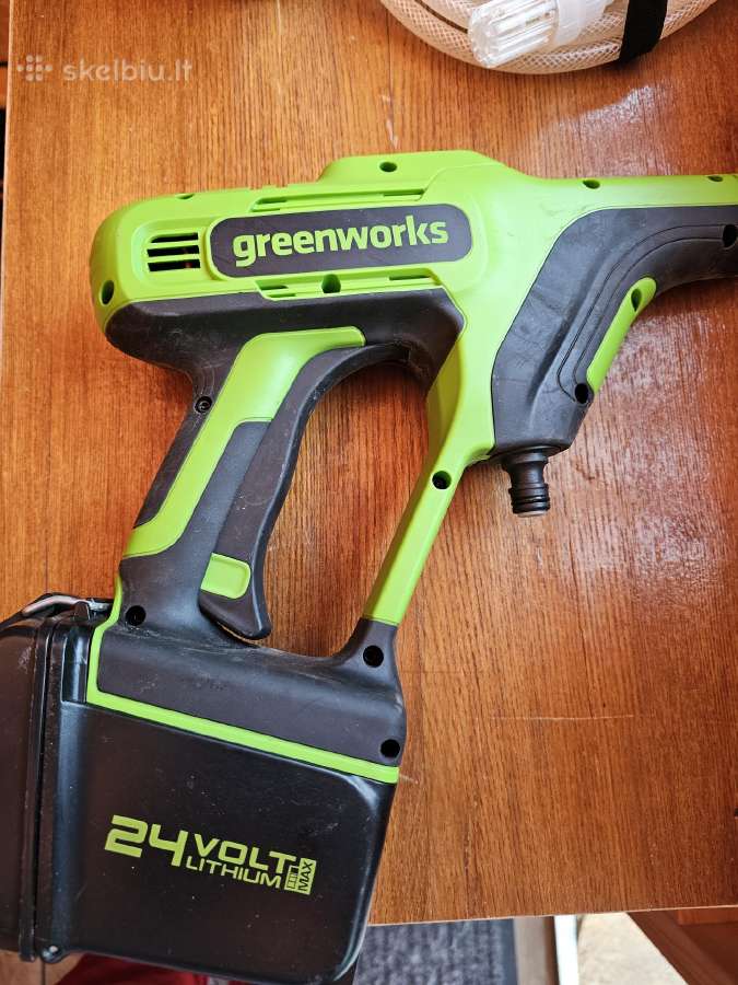 Greenworks 24v Akumuliatorinė plovykla - nuotraukos Nr. 5