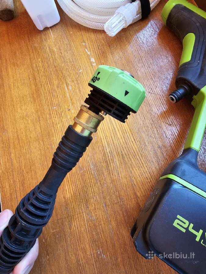 Greenworks 24v Akumuliatorinė plovykla - nuotraukos Nr. 9