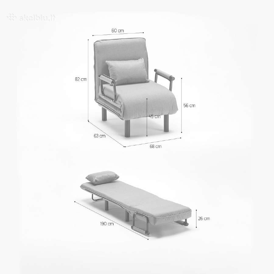 Nauji miegami foteliai 120€ - nuotraukos Nr. 21