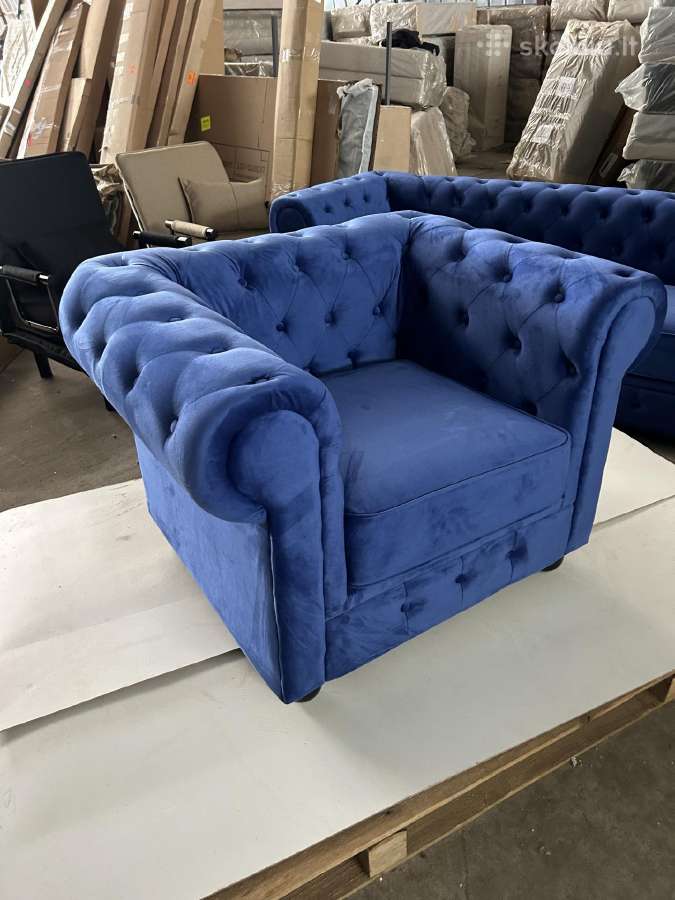 Nauji Chesterfield sofa ir fotelis - nuotraukos Nr. 7