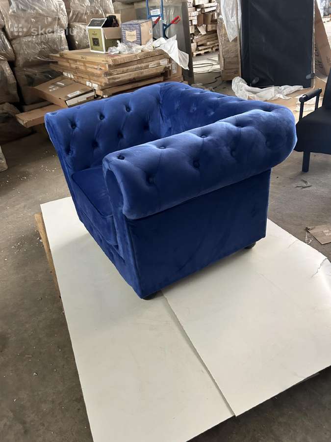 Nauji Chesterfield sofa ir fotelis - nuotraukos Nr. 8