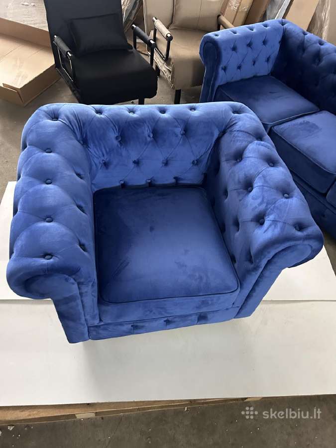 Nauji Chesterfield sofa ir fotelis - nuotraukos Nr. 12