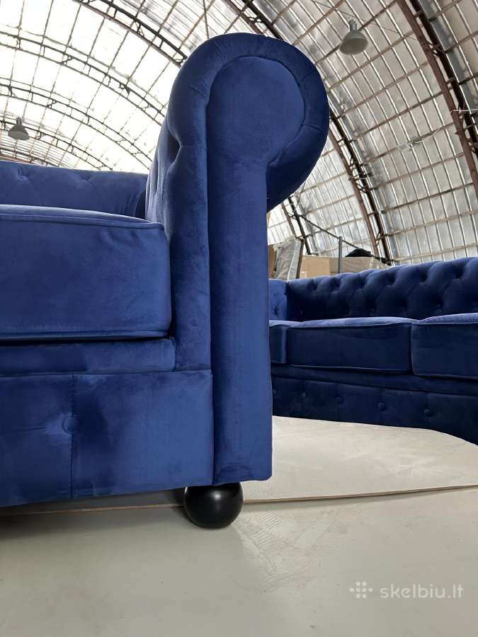 Nauji Chesterfield sofa ir fotelis - nuotraukos Nr. 13