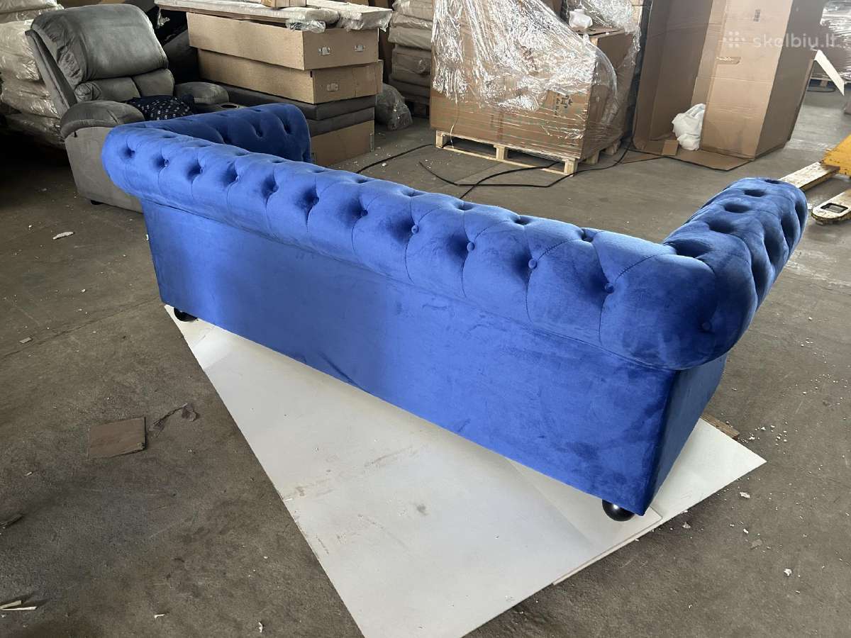 Nauji chesterfield baldai, sofa ir fotelis - nuotraukos Nr. 3