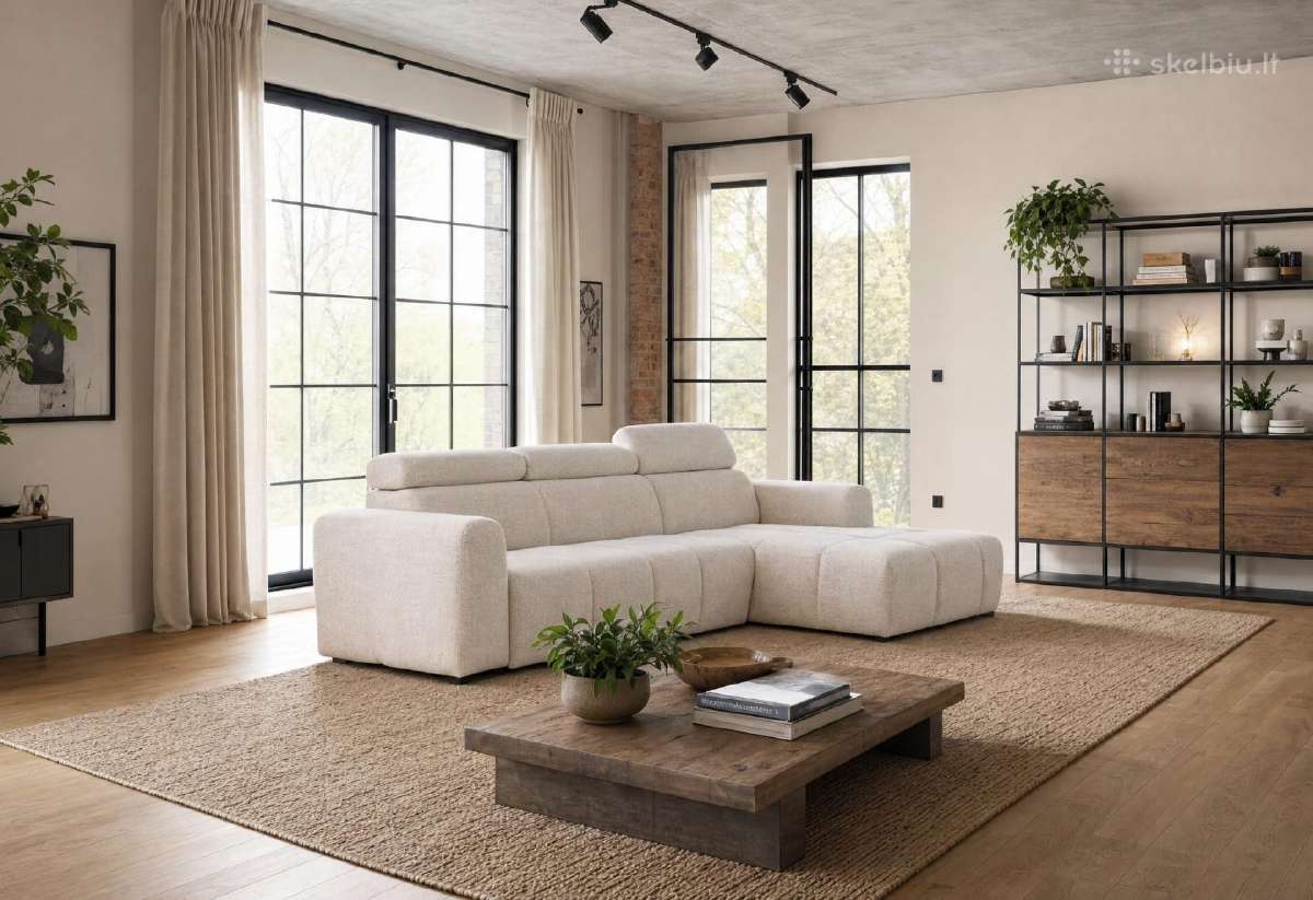 Kampinė sofa lova Lira - nuotraukos Nr. 2