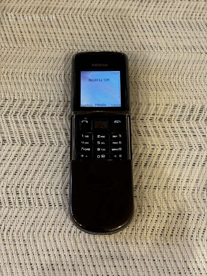 Veikiantis Nokia 8800 Sirocco - nuotraukos Nr. 2
