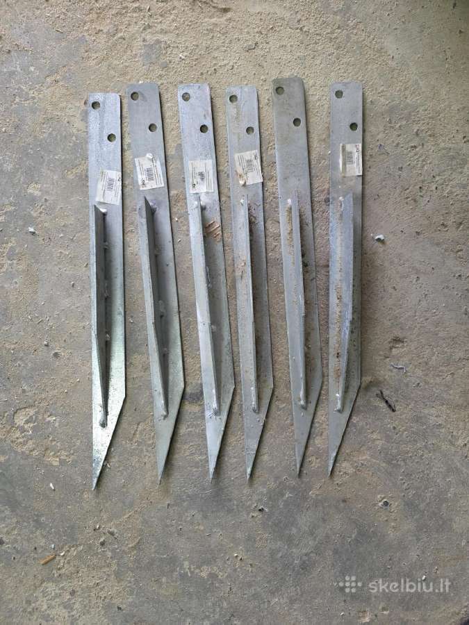 Cinkuoti 50 cm ankeriai žaidimų aikštelei - 6 vnt