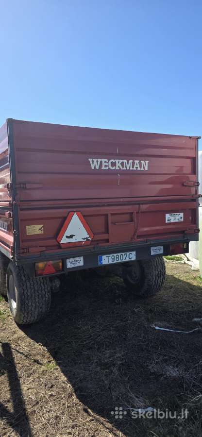 Traktoriaus priekaba Weckman Ws120