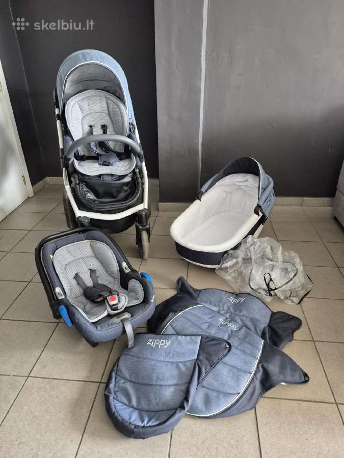 Tutis Zippy 3 in 1 vežimėlis
