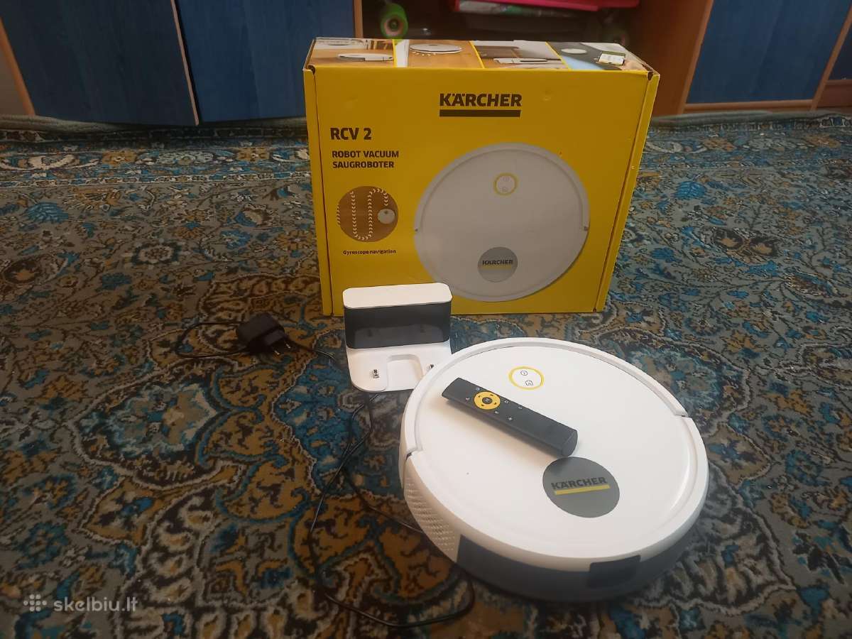 Parduodamas robotas dulkių siurblys Kärcher Rcv 2