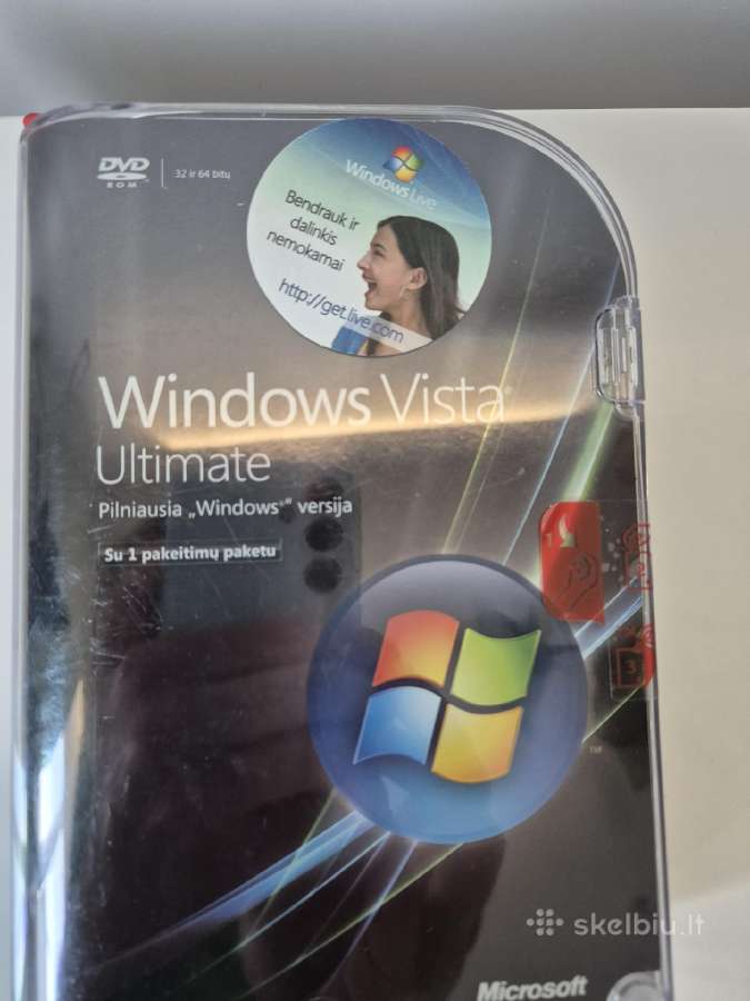 Windows vista ultimtate sealed operacine sistema - nuotraukos Nr. 2