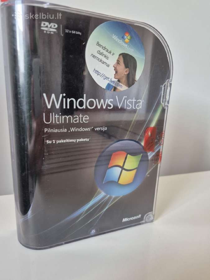 Windows vista ultimtate sealed operacine sistema - nuotraukos Nr. 5