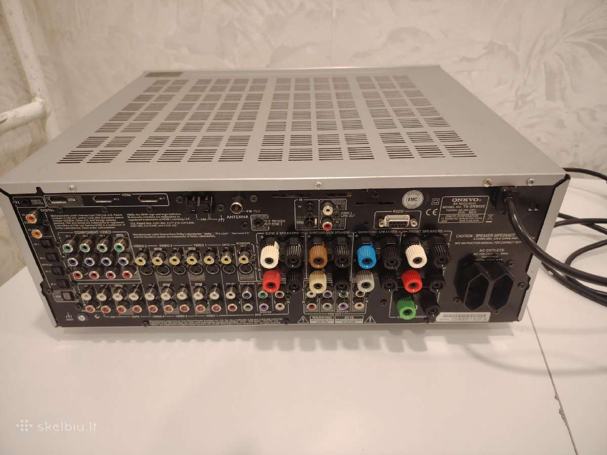 Onkyo tx-sr 803e - nuotraukos Nr. 3