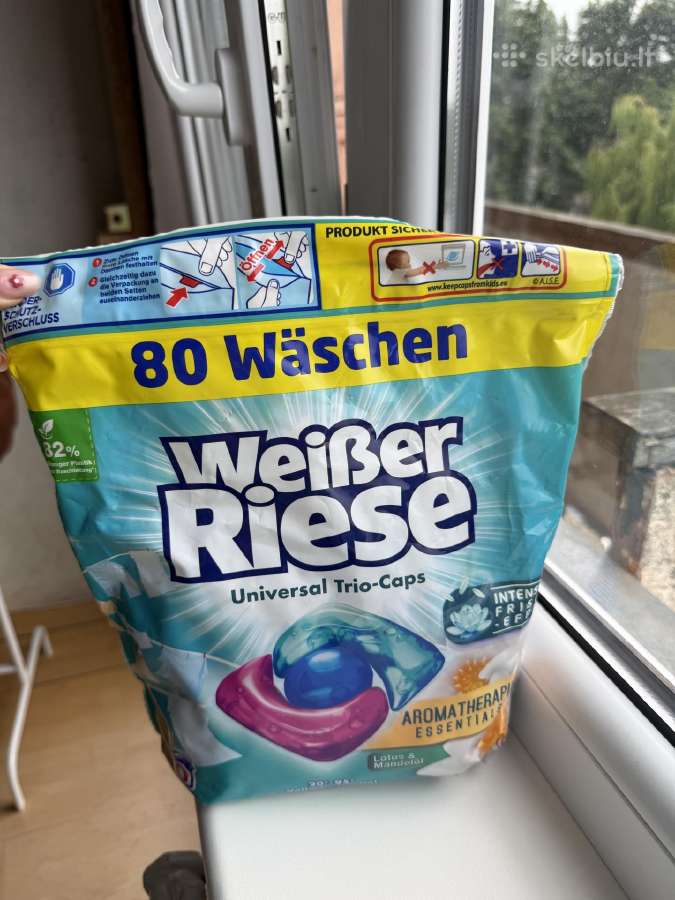 Skalbimo Kapsulės „Weier Riese 80skalbimų