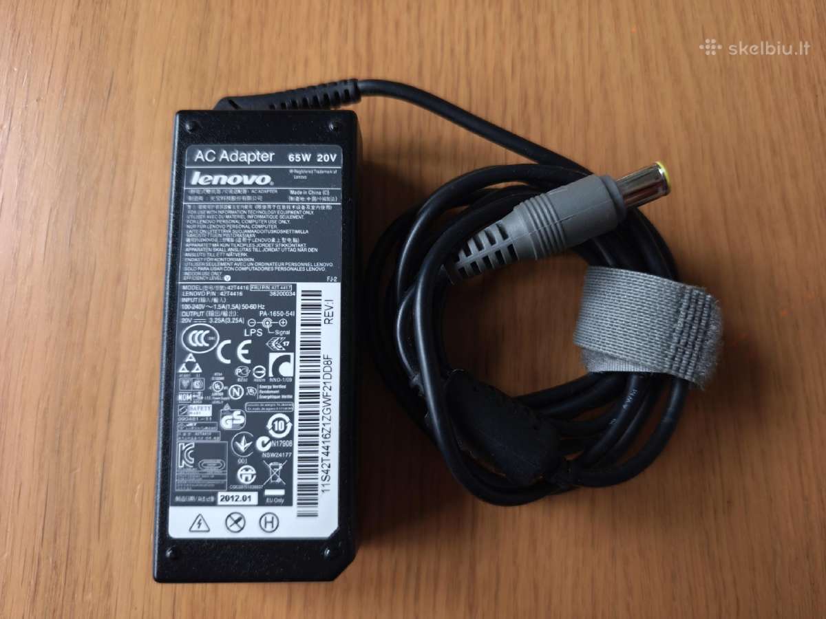 Lenovo įkroviklis adapteris 65w