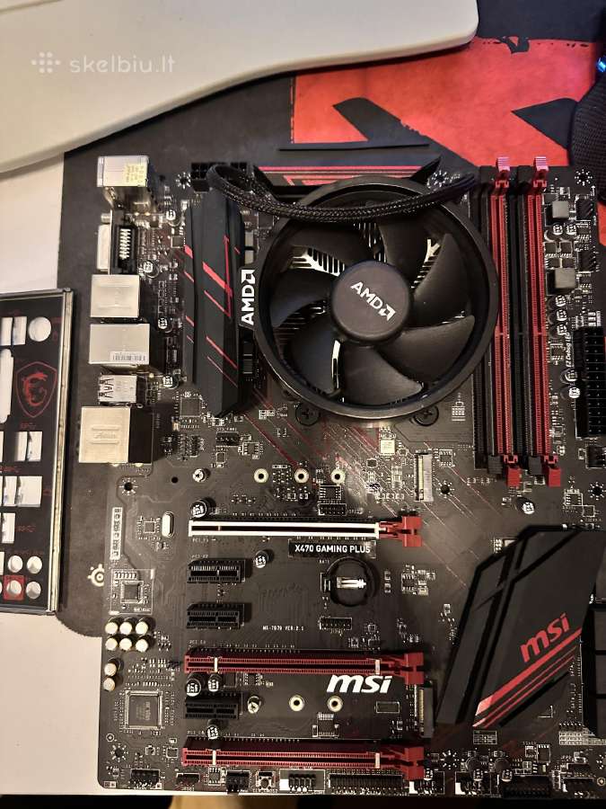 Msi x470 gaming plus ir ryzen 2600