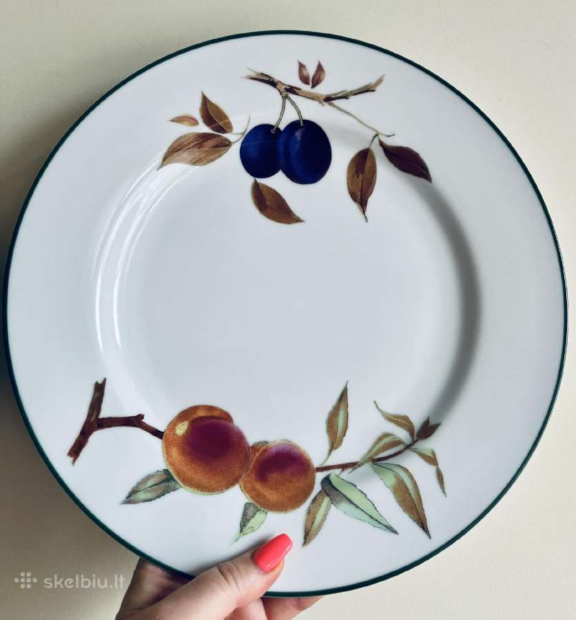 Royal Worcester pietų lėkštės