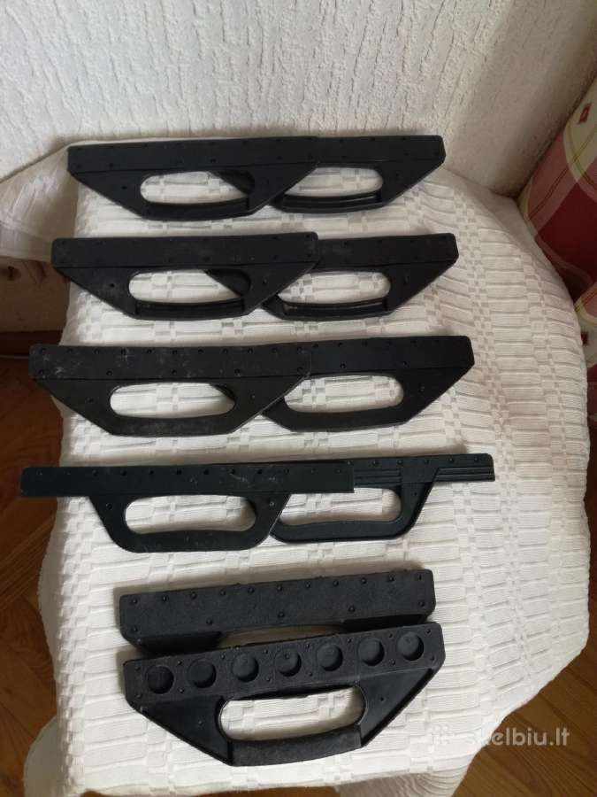 Senų laikų pirkinių maišelių plastiko rankenos - nuotraukos Nr. 3